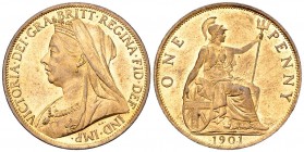 Victoria AE Penny 1901 

Great Britain. Victoria (1837-1901). AE Penny 1901 (9.39 g). 
Seab. 3954. 

Uncirculated.