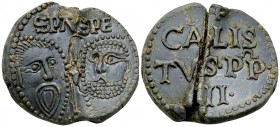 Callistus III Lead Seal 

Stato pontifico. Callistus III (1455-1458). Lead seal (33-39 mm, 42.61 g).
Obv. Confronted busts of St. Paul, on left fac...