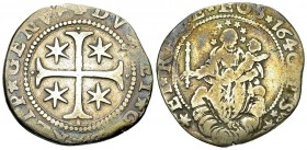 Genova, AR Quarto di Scudo 1640 

Italia, Genova. Dogi biennali (1637-1797). AR Quarto di Scudo 1640 (28-29 mm, 8.22 g).
 CNI 12; Lunardi 266; MIR ...