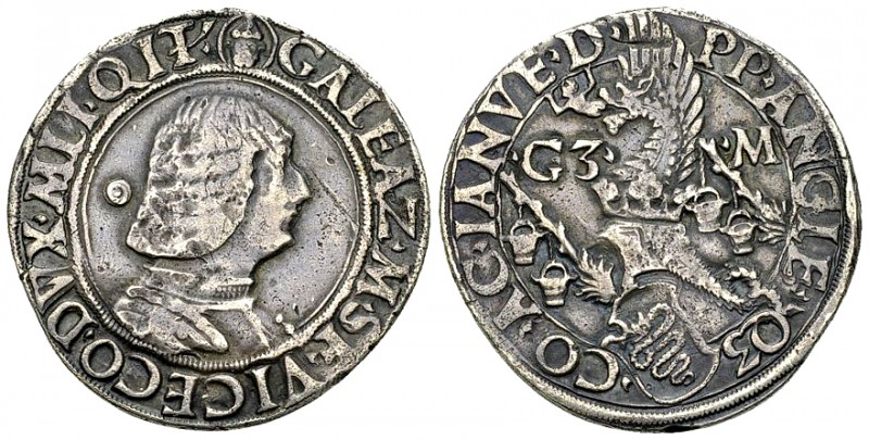 Galeazzo Maria Sforza, AR Testone s.d. 

Italia. Milano. Galeazzo Maria Sforza...