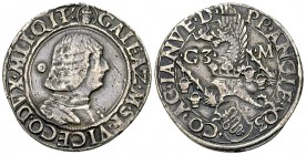 Galeazzo Maria Sforza, AR Testone s.d. 

Italia. Milano. Galeazzo Maria Sforza (1468-1476). AR Testone s.d. (9.47 g).
Biaggi 1548.

Bella patina ...