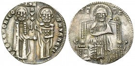 Bartolomeo Gradenigo, AR Grosso 

Italia. Venezia. Bartolomeo Gradenigo Doge LIII (1339-1342). AR Grosso (20 mm, 2.03 g).
 Dr. PE GRADONICO DVX S M...