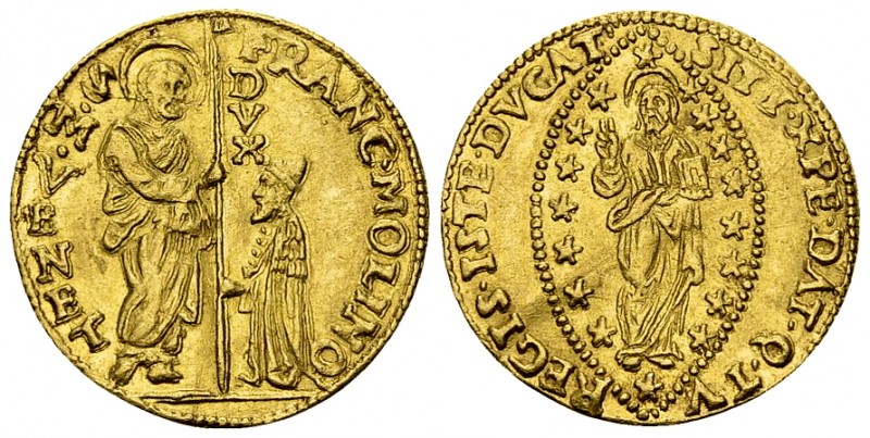 Francesco Molin, AV Zecchino 

Italia, Venezia. Francesco Molin (1646-1655). A...