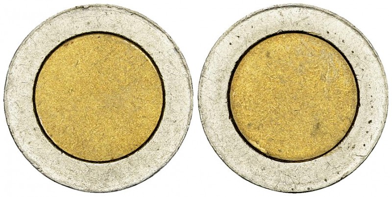 Portugal Bimetallic 100 Escudos 

Portugal. Bimetallic 100 Escudos flan (25 mm...