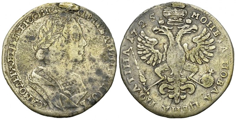 Peter the Great AR Poltina 1725 

Russia. Peter the Great (1682-1725). AR Polt...