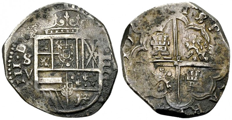 Felipe III AR 4 Reales, Sevilla 

Spain. Felipe III (1598-1621). AR 4 Reales n...