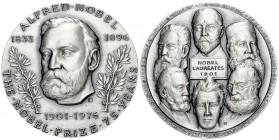 Schweden, AR Medaille 1976, 75-jähriges Jubiläum Nobelpreis 

Schweden. AR Medaille 1976 (45 mm, 54.89 g), auf das 75-jährige Jubiläum der Nobelprei...