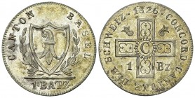 Basel, BI Batzen 1826 

Schweiz, Basel. BI Batzen 1826 (2.65 g).
HMZ 2-111h.

Vorzüglich.