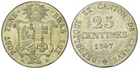 Genf, BI 25 Centimes 1847 

Schweiz, Genf /Genève. BI 25 Centimes 1847 (3.41 g).
HMZ 2-365c.

Gutes vorzüglich.

Aus der Sammlung Horn.