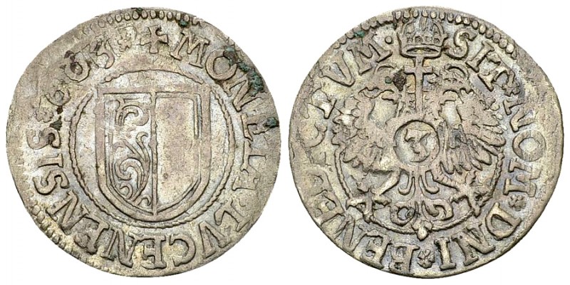 Luzern, AR Groschen 1603 

Schweiz, Luzern. AR Groschen (3 Kreuzer) 1603 (20-2...