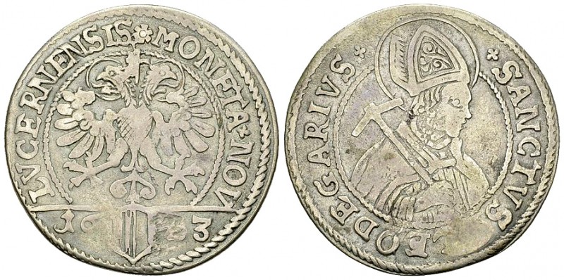 Luzern, AR Dicken 1623 

Schweiz, Luzern. AR Dicken 1623 (31 mm, 8.25 g). 
HM...