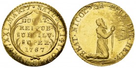 Obwalden, AV Dukat 1787 

Schweiz, Obwalden. AV Dukat 1787 (3.31 g), Bern. Nachprägung von 1860. 
D./T. 605b; HMZ 2-731k; Fr. 351.

Selten. Nur 1...