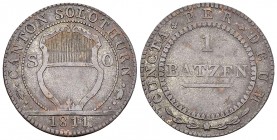 Solothurn, BI 1 Batzen 1811 

Schweiz, Solothurn. BI Batzen 1811 (2.53 g).
HMZ 2-859h.

Sehr schön.