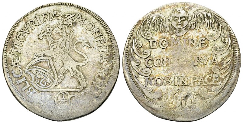 Zürich, AR 1/4 Taler 1673 

Schweiz, Zürich. AR 1/4 Taler 1673 (28 mm, 6.89 g)...