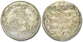 Zürich, AR 1/4 Taler 1673 

Schweiz, Zürich. AR 1/4 Taler 1673 (28 mm, 6.89 g). 
HMZ 2-1149c. 

Fast sehr schön.