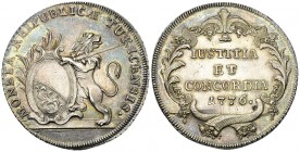 Zürich, AR Taler 1776 

Schweiz, Zürich. AR Taler 1776 (42 mm, 26.35 g).
HMZ 2-1164fff.

Schöne Patina. Vorzüglich bis unzirkuliert.