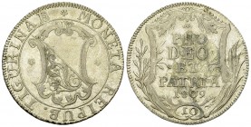 Zürich, AR 10 Schilling 1809 

Schweiz, Zürich. AR 10 Schilling 1809 (28-29 mm, 4.61 g). 
HMZ 2-1176d. 

Gutes sehr schön.
