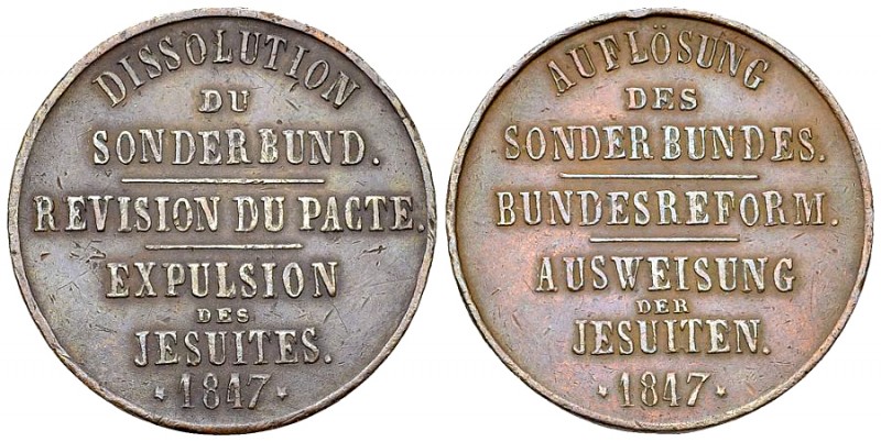 Schweiz, AE Medaille 1847, Sonderbund 

Schweiz. AE Medaille 1847 (27 mm, 11.2...