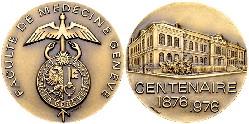 Genf, AE Medaille 1976, Medizinische Fakultät 

Schweiz, Genf/Genève. AE Medai...