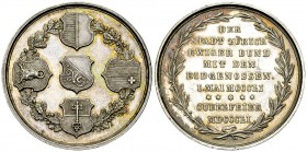 Zürich, AR Medaille 1851, auf die Jubelfeier 

Schweiz. Zürich. AR Medaille 1851 (41 mm, 38.38 g), auf die Jubelfeier von Zürich zum Eintritt in den...