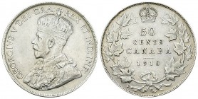 Canada AR 50 Cents 1918 

Canada. George V. AR 50 Cents 1918 (11.60 g).
KM 25.

Good very fine.