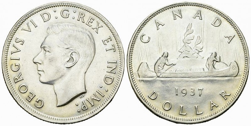 Canada AR Dollar 1937 

Canada. George VI. AR Dollar 1937 (23.34 g).
KM 37.
...