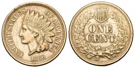 USA AE Cent 1860 

USA. AE Cent 1860 (4.87 g).
KM 90.

Scratches, otherwise, very fine.