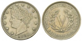 USA CU-NI 5 Cents 1883 

USA. CU-NI 5 Cents 1883 (4.95 g).
KM 112.

Good very fine.