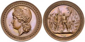USA, AE Medal 1892, Columbus 

United States of America. AE Medal 1892 (36 mm, 17.80 g), 400th Anniversary of the discovery of America.

Almost FD...