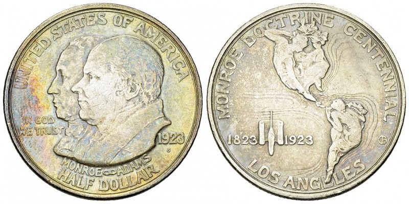USA Commemorative AR Half Dollar 1923 S, Monroe Doctrine 

USA. Commemorative ...