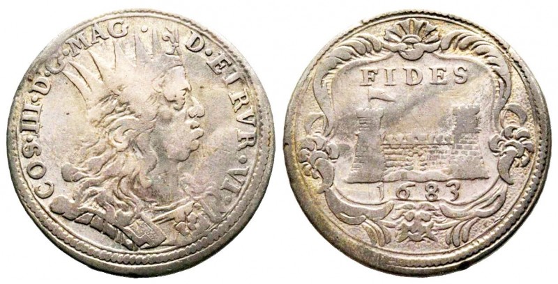 Livorno, Cosimo III de' Medici Granduca 1670-1723
Quarto di Tollero, 1683, AG 6....