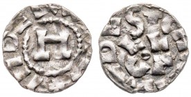 Lucca, Corrado II di Franconia , Imperatore e Re d'Italia 1026-1039
Denaro, AG 0.98 g.
Ref : MIR 105, CNI 1/13
Conservation : TTB