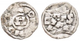 Lucca, Enrico III-I o V di Franconia, Imperatore e Re d'Italia 1039-1125
Denaro, AG 0.90 g.
Ref : MIR 109, Bell. 3
Conservation : TTB