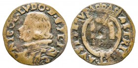 Piombino, Niccolo' Ludovisi, Principe 1634-1665
Quattrino, Cu 0.73 g.
Ref : MIR 370/2
Conservation : TTB