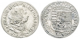 Firenze, Nicolò Francesco di Lorena 1634-1635
Testone, 1634, Mistura 7.35 g.
Ref : MIR 319/1
Conservation : TTB