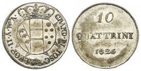 Firenze, Leopoldo II di Lorena 1824-1859
Da 10 quattrini, I serie, 1826, Mi 1.60 g.
Ref : MIR 460/1, CNI 10
Conservation : presque Superbe