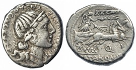 ANNIA. Denario. Hispania (82-81 a.C.). FFC-134. SB-1. MBC-/MBC.