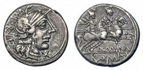MINUCIA. Denario. Roma (122 a.C.). FFC-920. SB-1. MBC.