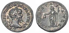 SEPTIMIO SEVERO. Denario. Laodicea (198-202). R/ Ley.: LIBERTAS AVGG. RIC-507. EBC-.