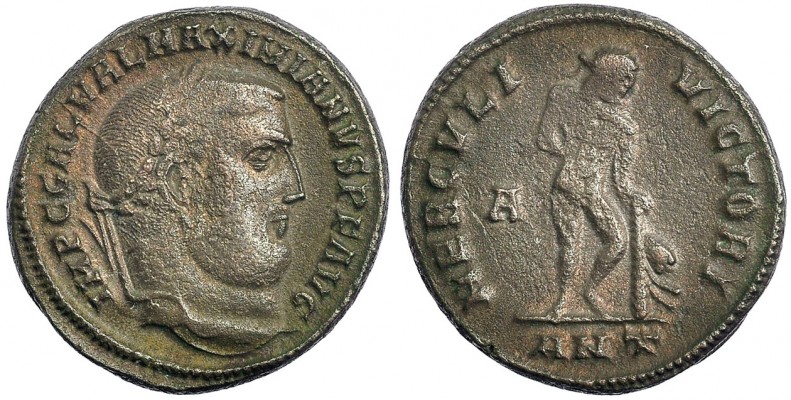 GALERIO MAXIMIANO. Follis. Antioquía (310-313). Marca: Δ en el campo; ANT en el ...