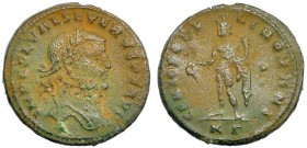 SEVERO II. Follis. Cyzicus (306). Marca: * en el campo; KΓ en el exergo. R/ GENIO POPVLI ROMANI. RIC-27a. Concreciones. MBC-/BC+. Escasa. Ex C. Dattar...