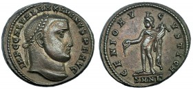 MAXIMINO II. Follis. Nicomedia (310-311). SMNΓ en el exergo. R/ GENIO AVGVSTI CMH. RIC-66c. MBC+. Ex C. Dattari.