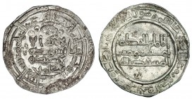 CALIFATO. Al-Hakam II. Dirham. AR 1,9 g. Medina Azahara 357H. V-458. MBC+.