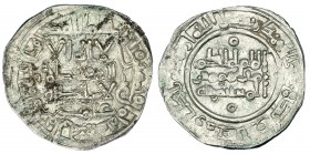 CALIFATO. Al-Hakam II. Dirham. AR 2,6 g. Medina Azahara 358H. V-459. MBC.