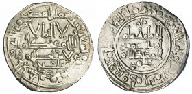 CALIFATO. Hisem II. Dirham. AR 3,7 g. Al-Andalus 392H. V-569. MBC.