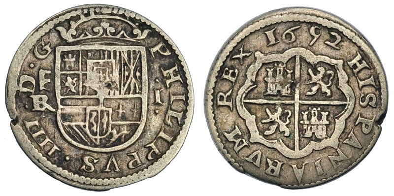 Real. 1652. Segovia. BR. CA-1084. Pequeña grieta. MBC-.