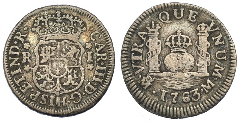 Real. 1763. México. M. VI-349. MBC-.
