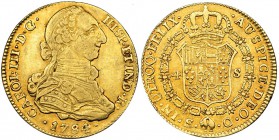 4 escudos. 1784. Sevilla. C. VI-1570. MBC+. Rara.