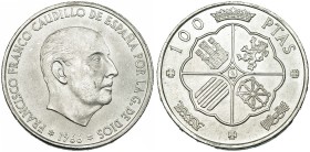 100 pesetas. 1966 * 19-69. Madrid. VII-406. B. O. SC.