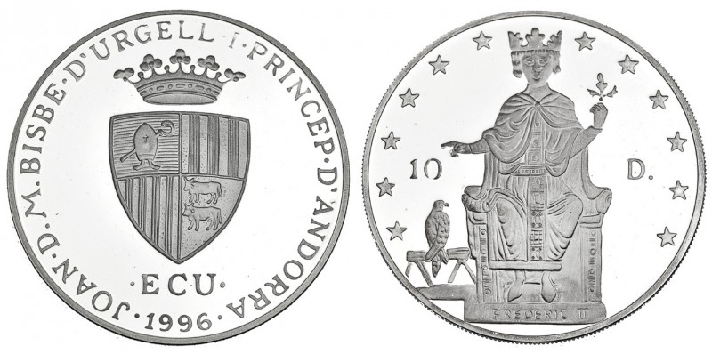 ANDORRA. 10 diners. 1996. KM-119. Prueba.